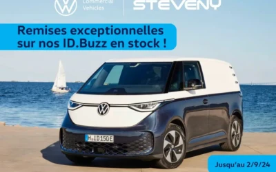 Près de 19.000€ de remise sur nos Volkswagen ID.Buzz en stock !